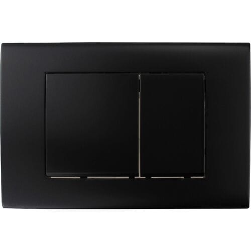 Dynamic Way bedieningsplaat Square mat zwart