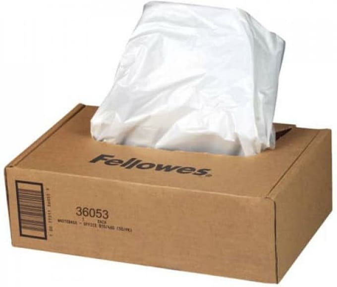 Fellowes Papierversnipperaar Opvangzak - 34 liter - 100 Stuks