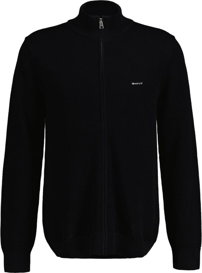 GANT Vest COTTON PIQUE HALF ZIP CARDIGAN