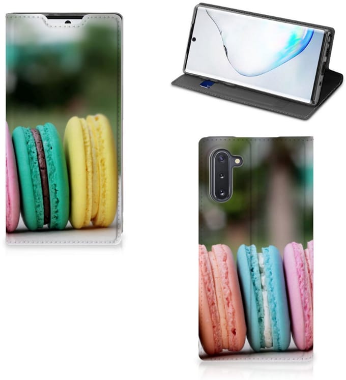 Samsung Galaxy Note 10 Flip Style Cover Macarons