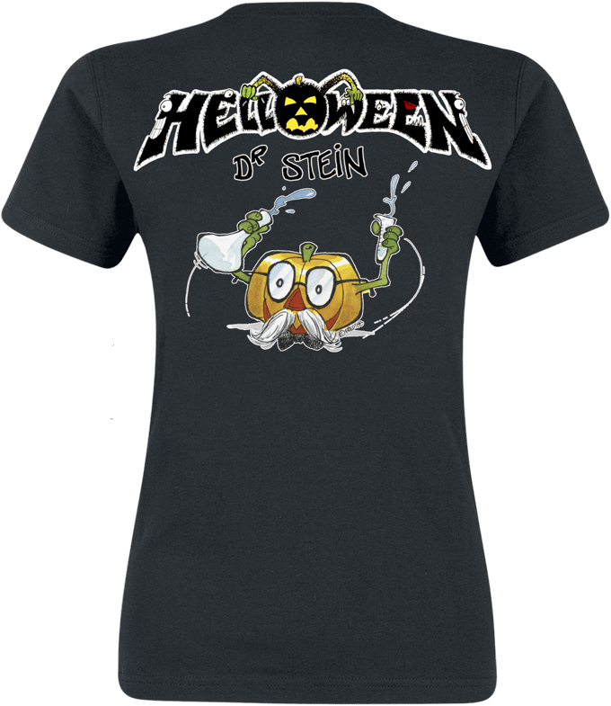 Helloween T-shirt - Dr. Stein - M tot XXL - voor Vrouwen - zwart