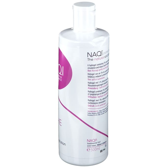 NAQI® Lymphe Gel 500ml - Verlicht zware benen