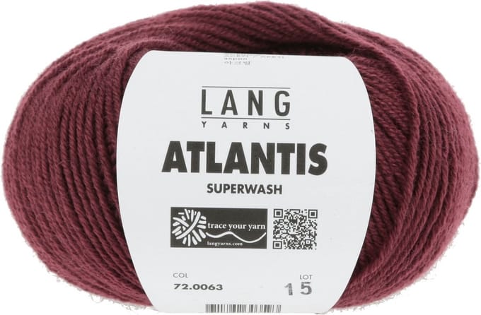 Lang Yarns Atlantis - 70 grijs - Wol/Acryl-Mix Garen