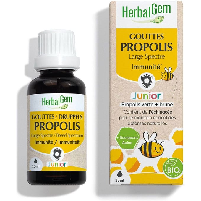 HerbalGem Propolis Junior Bio Druppels 15