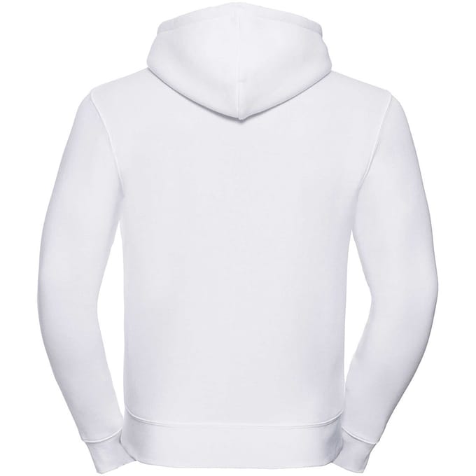 Russell Heren Authentieke Sweatshirt met volledige ritssluiting / Hoodie (Wit)