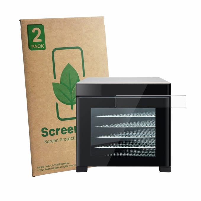 2 Stuks Screenprotector voor Cosori CP267-FD - Hoogwaardige Beschermfolie transparant