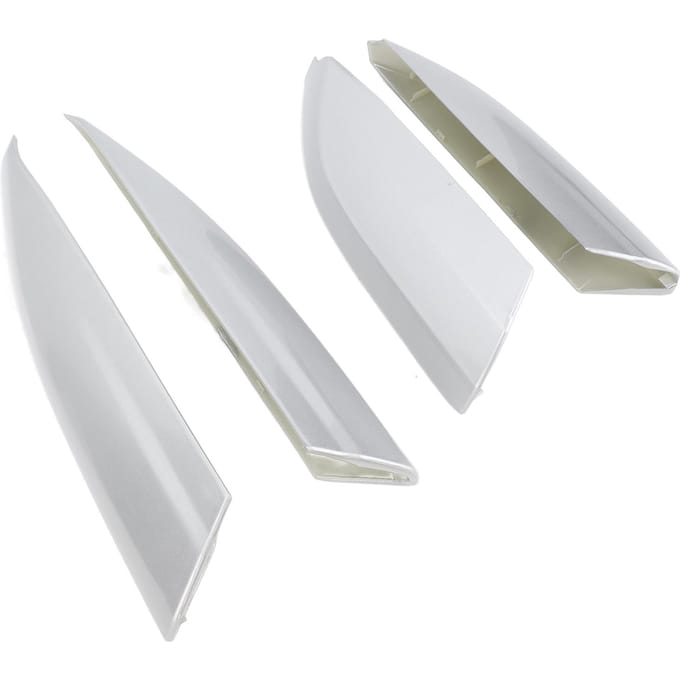 Lot de 4 caches de protection pour barres de toit Toyota argenté