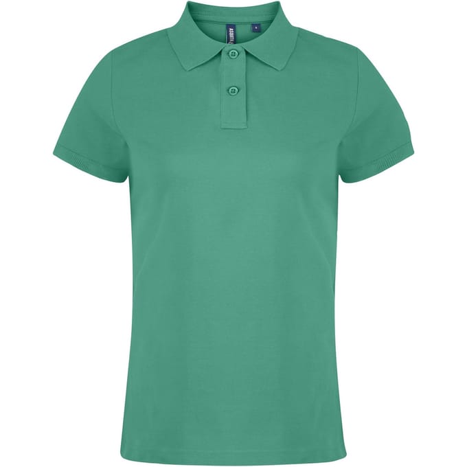 Asquith & Fox Dames/dames Poloshirt met korte mouwen en effen mouwen (Kelly)