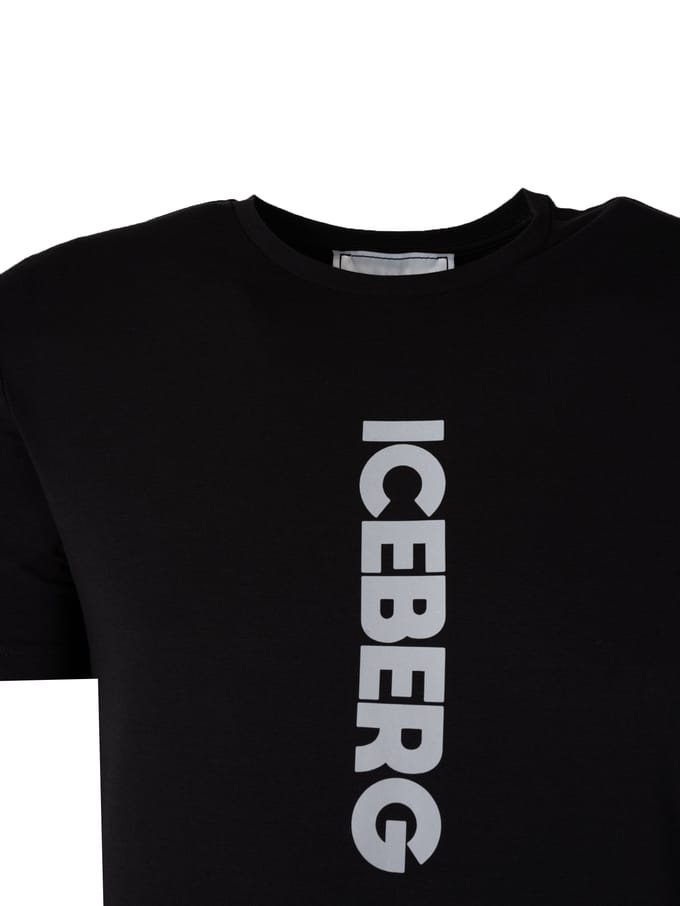 Iceberg T-Shirt C-Neck Mannen zwart