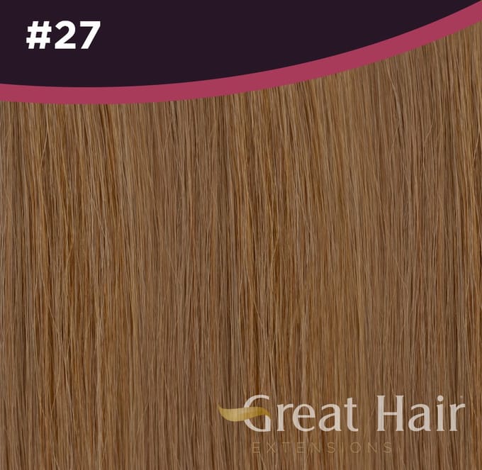 Great Hair Extensions Full Head Clip In - wavy #27 50cm