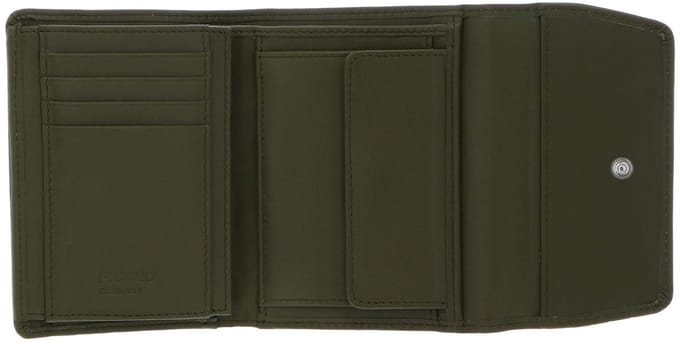PICARD Leren portemonnee Bingo Flap Wallet Olive olijfgroen