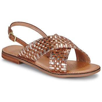 GEOX MADDALUSIA C DAMES Sandalen - TABAK/BRONS - Maat 37