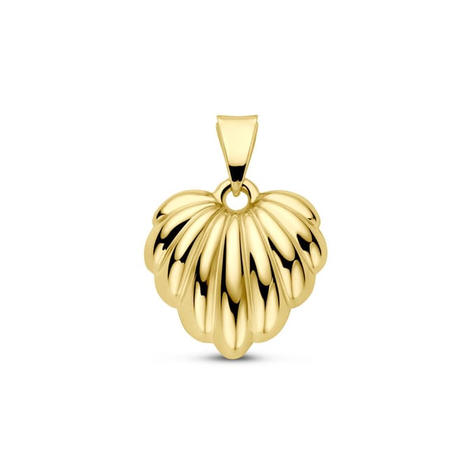 14K geelgouden hanger hart 22 mm - 4034738