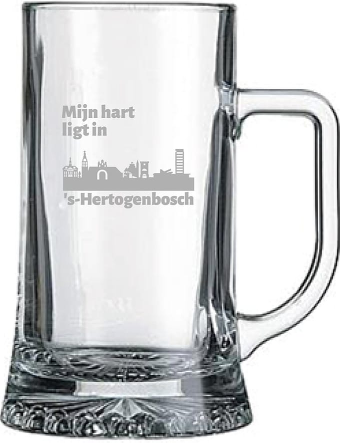 Gegraveerde bierpul 50cl Den Bosch
