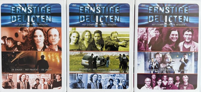 DVD set Ernstige Delicten - De Complete Serie / Seizoen 1 t/m 3