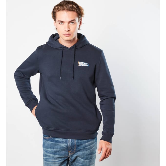 Back to the Future CarStripes Hoodie - Blauw - M