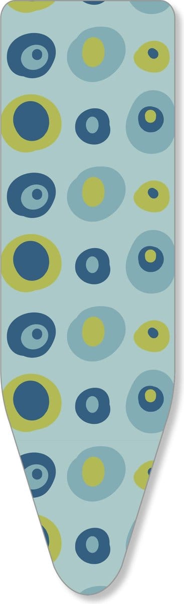 Mouwplankovertrek 3 Laags, 59 x 21 cm. Groen met Cirkels