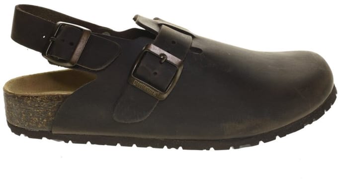 Donkerber Bruing Clogs Met Riem Bionatura maat 44