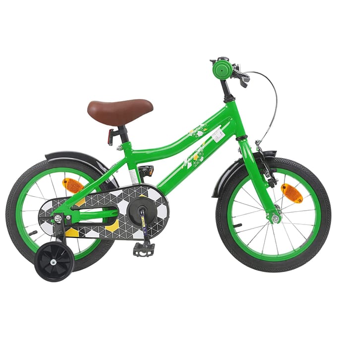 vidaXL - Kinderfiets - 16 - Inch - voor - 4-6 - jaar - oud - Groen