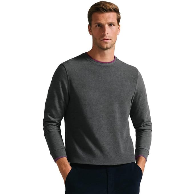 Ted Baker heren Sweatshirt met geweven voorkant - RAKET