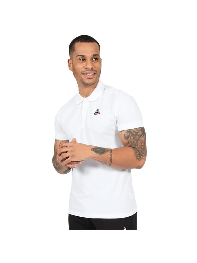 Le Coq Sportif Essential Nº1 Polo Met Korte Mouwen Wit S Man