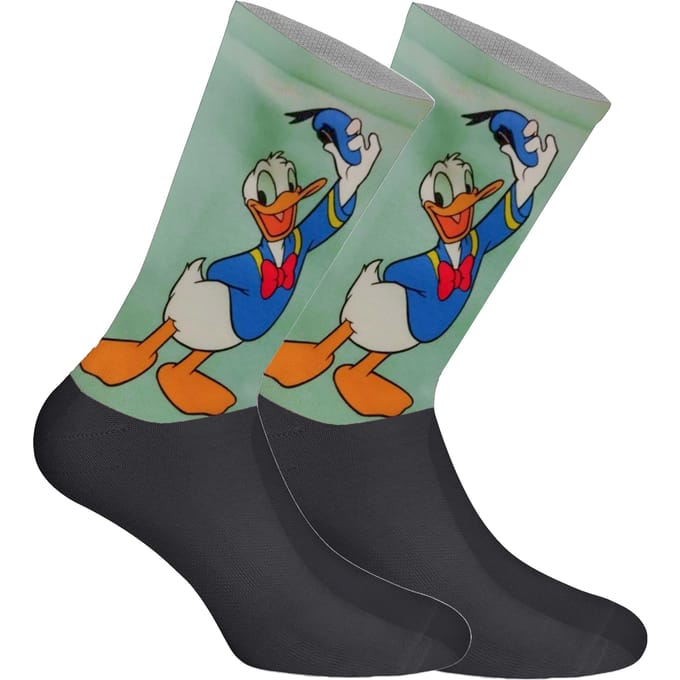 Lange uniseks sokken met elastische print