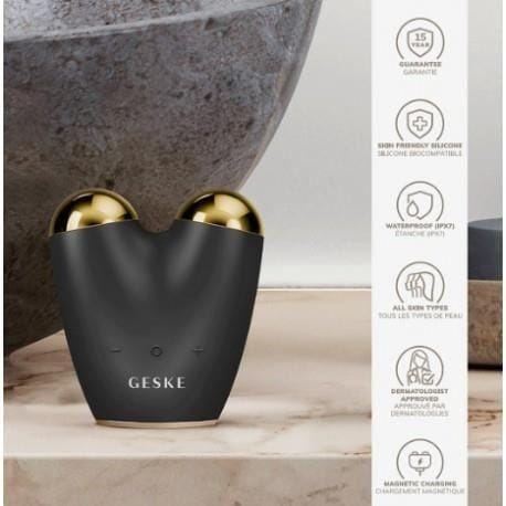 GESKE | SmartAppGuided™ SmartAppGuided™ MicroCurrent Face Lifter | 6 op 1 | Gezichtslifting | Tools voor huidverzorging | Facelift | Anti-aging apparaat | MicroCurrent tegen rimpels