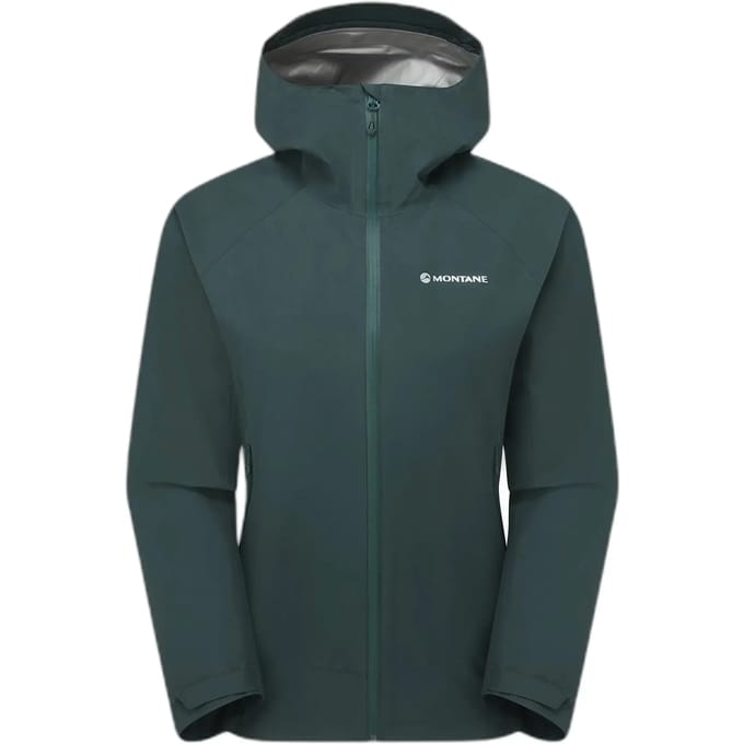 Montane F Spirit Jacket, hardshelljas, dames, donkergroen