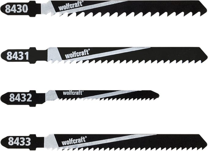 wolfcraft - Decoupeerzaagbladen - 10 stuks - T schacht decoupeerzaagjes - 8430000