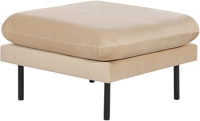 VINTERBRO - Ottomaan - Beige - Fluweel