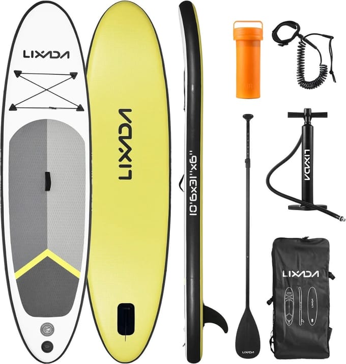 Livano Sup Board - Opblaasbaar - Supboard - Sup Boards - Paddle - Kayak - Zwart