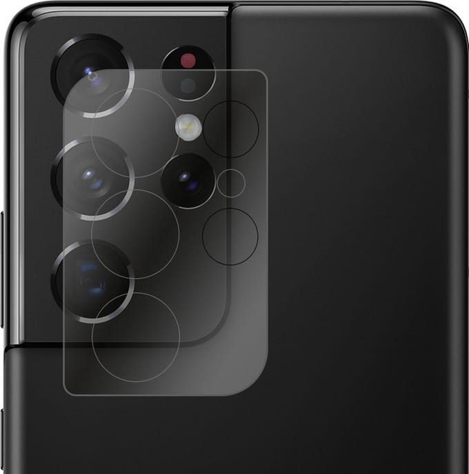 Camera Lens Protector - Geschikt voor Samsung Galaxy S21 Ultra - Extra Sterk - Camera Screenprotector - Beschermglas - Gehard Glas - Tempered Glass - Screen Protector