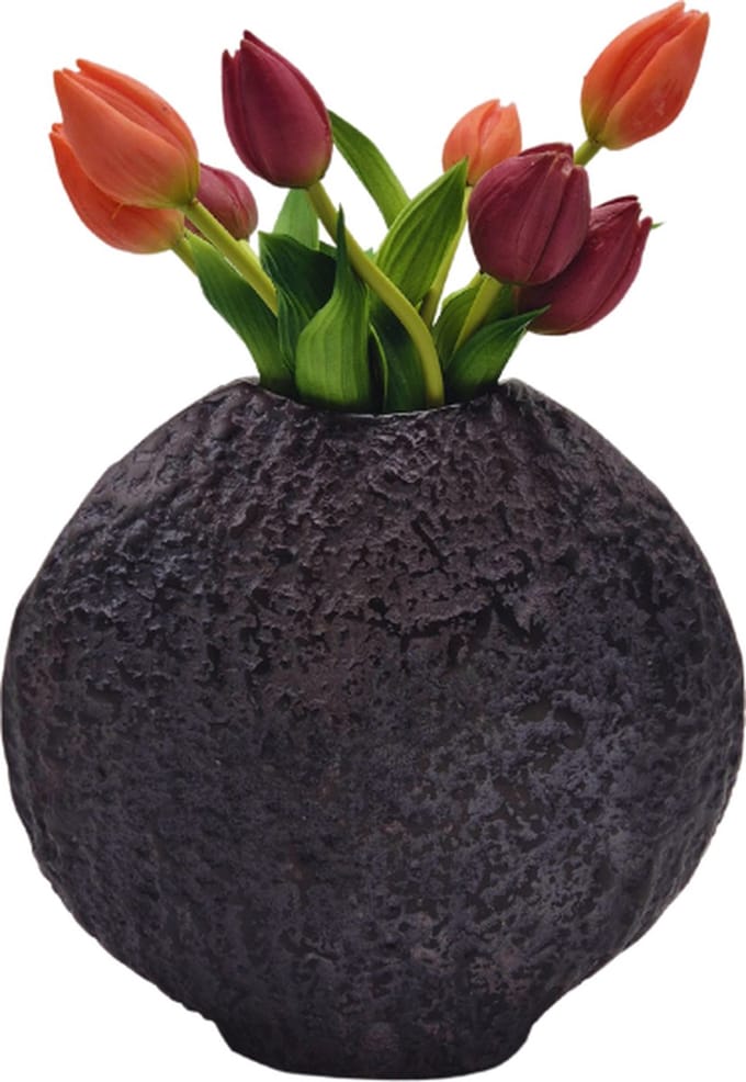 Deco4yourhome® - Vaas - Vensterbank Vaas - Bali - Zwart - Black