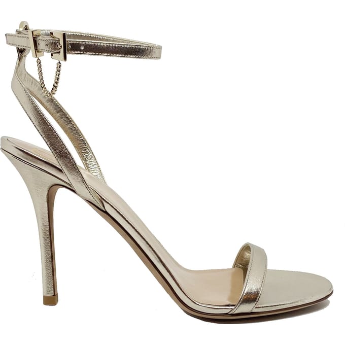 Valentino leren sandalen met hak