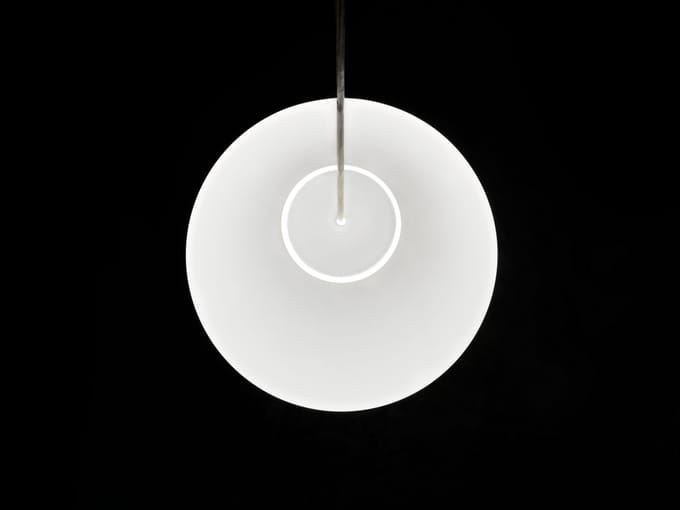 Design House Stockholm - Luna hanglamp - Ø 16 cm - wit