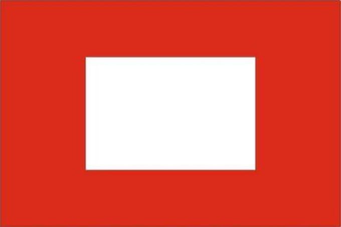 Sleepvlag 70x100cm Finishvlag rood