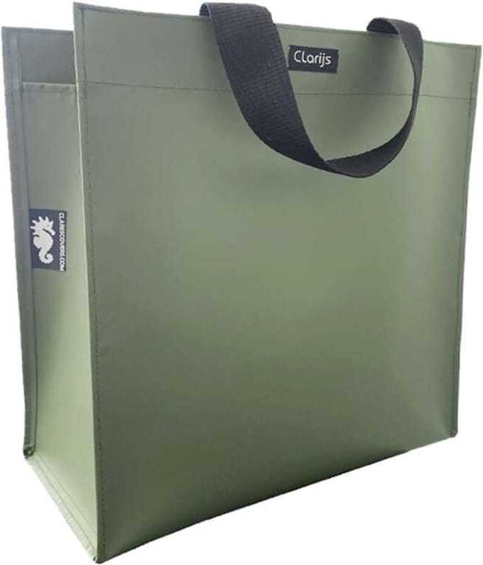 Clarijs shoppertas PVC 23L matt olijf