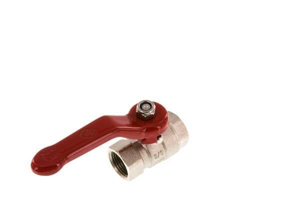 Rp3/8'' 2-Weg Kogelkraan Messing PTFE/NBR 25 bar - BL2BM