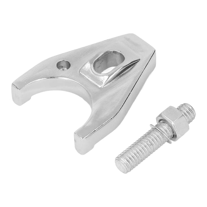 Verdelerklem Chroom Billet Aluminium Vasthoudklem met Bout Vervanging voor CHEVY VERDELERS V8 V6 gray