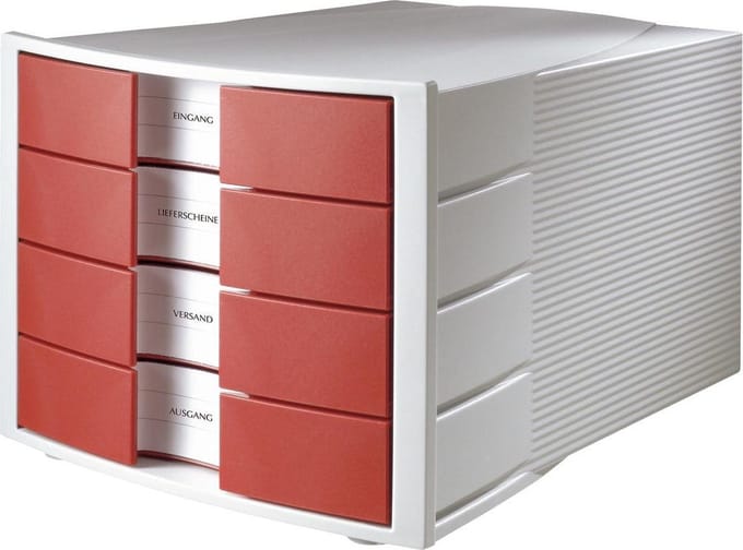 Han - Ladekast - Rood