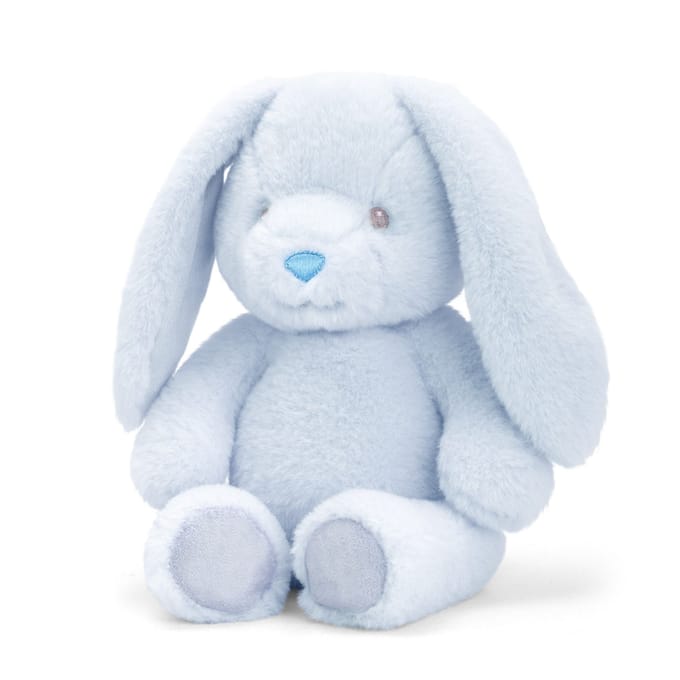 Keel Toys Pluche - Konijn 20 CM. - blauw - 100% eco friendly