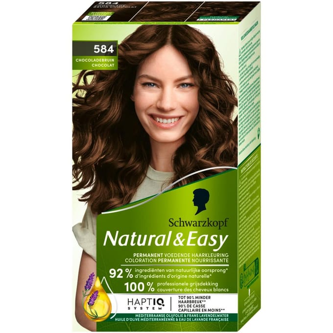 Schwarzkopf Natural &amp; Easy 584 Chocolat Au Cafe 1 pcs