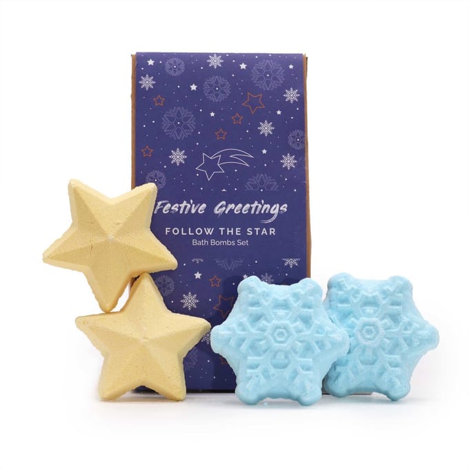 Volg de Ster Kerstbadbom Cadeaupakket