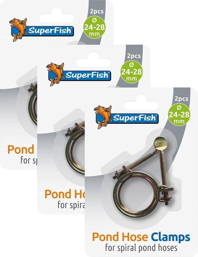 Superfish Spiraalslangklem 2 stuks - Filters - 3 x 24-28 mm