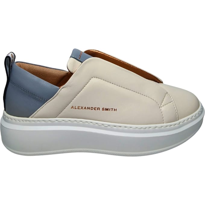 Damesschoenen Alexander Smith Wenbley Slip-on Vrouw Off White Azure