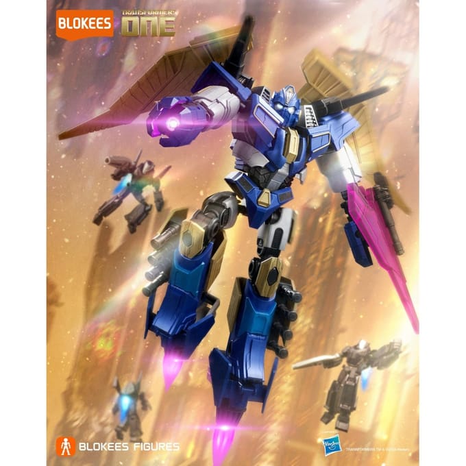 Blokees Transformers One Sentinel Prime Classic Class 14 - 91-delige Actiefiguur Model Kit met Lichtgevende Ogen - 12,7 cm