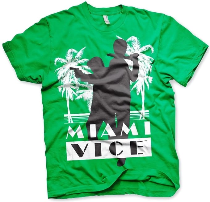Miami Vice Silhuettes T-shirt Groen