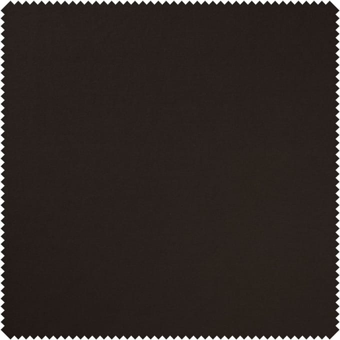 Katoenen single jersey "Uni" - Donkerbruin