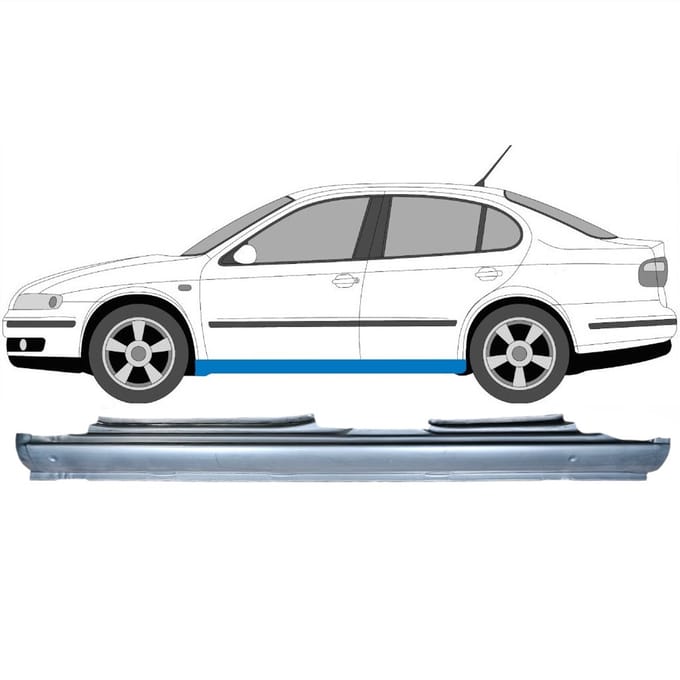 Volledige dorpel voor Seat Leon 1999-2004 / Links