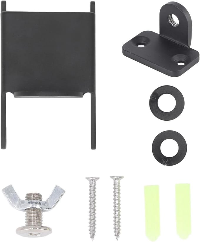 Muurbeugel Luidsprekers - Wandhouder Achterluidsprekers - Home Cinema Geluid - Stevig Metaal Ontwerp - Set van 2 - Zwart